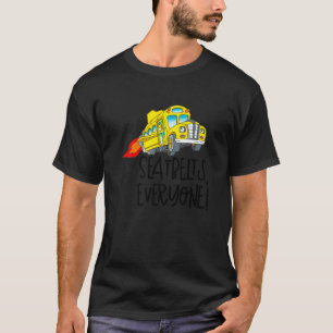 Camiseta Cinturones de seguridad Todos Autobús Escolar Mági