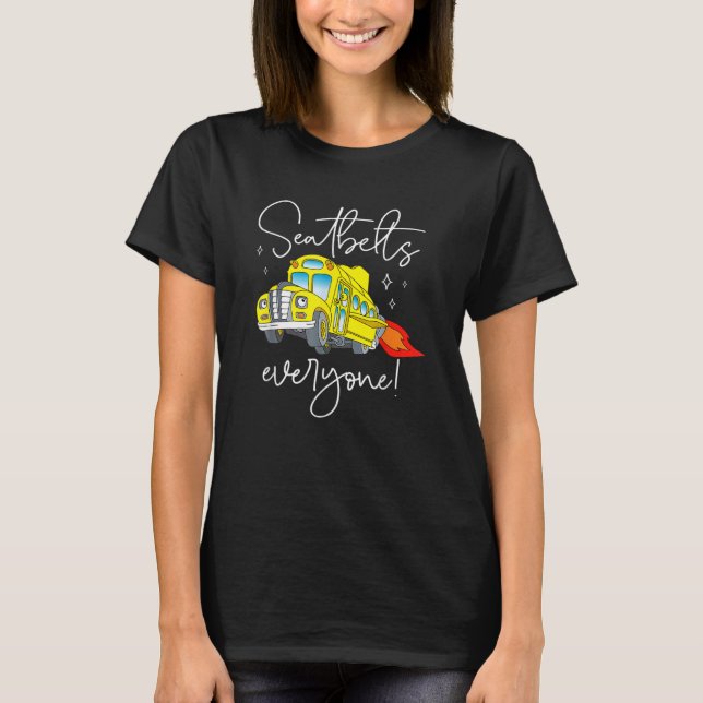 Camiseta Cinturones de seguridad Todos El Conductor Del Aut (Anverso)