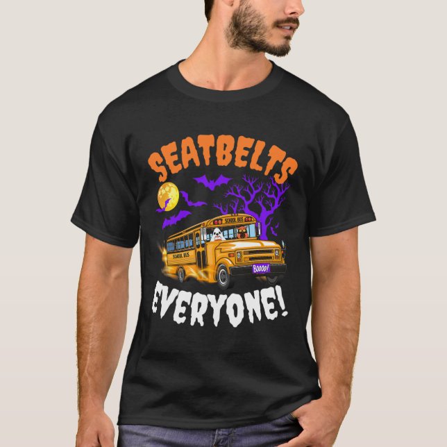 Camiseta Cinturones de seguridad Todos El Conductor Del Aut (Anverso)