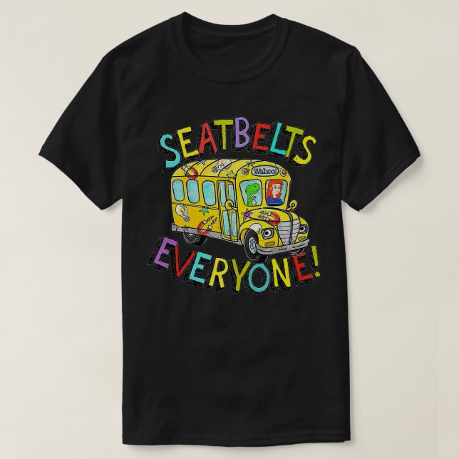 Camiseta Cinturones de seguridad Todos Funny Magic School B (Diseño del anverso)