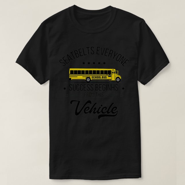 Camiseta Cinturones de seguridad Todos Funny Magic School B (Diseño del anverso)