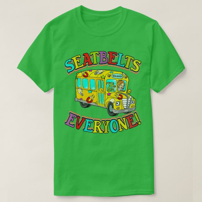 Camiseta Cinturones de seguridad Todos Funny Magic School B (Diseño del anverso)