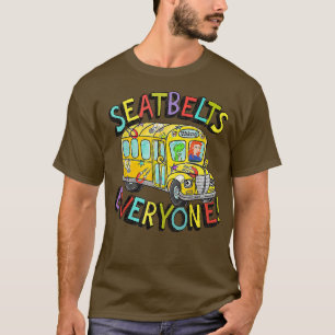 Camiseta Cinturones de seguridad Todos Funny Magic School B