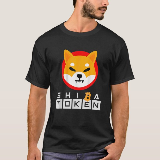 Camiseta Ciptodivisa de moneda criptográfica chiba inu (Anverso)