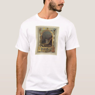 Camiseta Circa imagen de impresión masónica de la