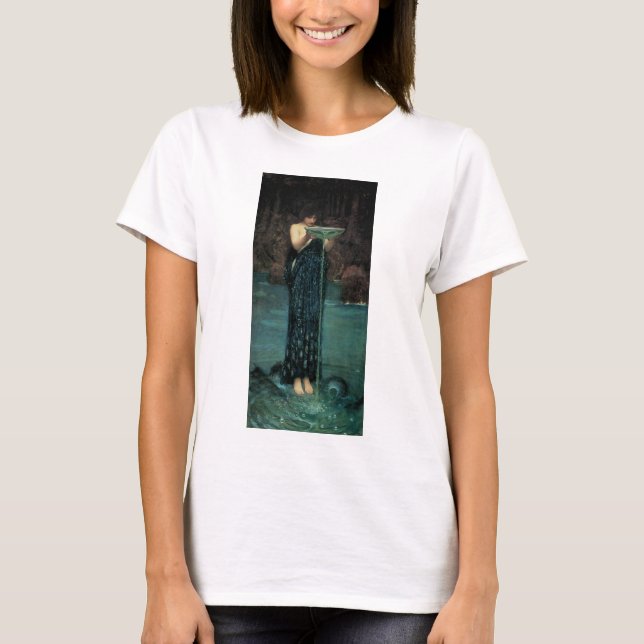 Camiseta Circe Invidiosa por John William Waterhouse (Anverso)
