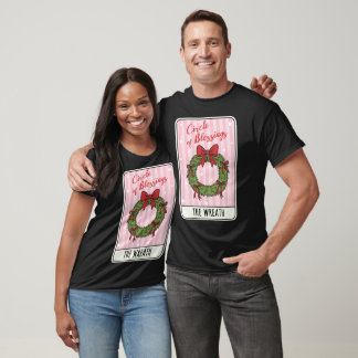 Camiseta Circle of Blessings Christmas Wreath