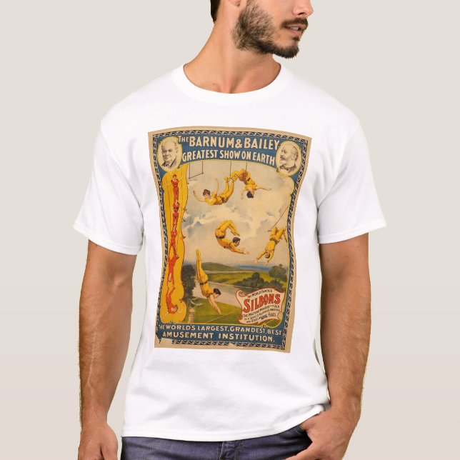 Camiseta Circo de Barnum & Bailey - Circa 1900 (Anverso)