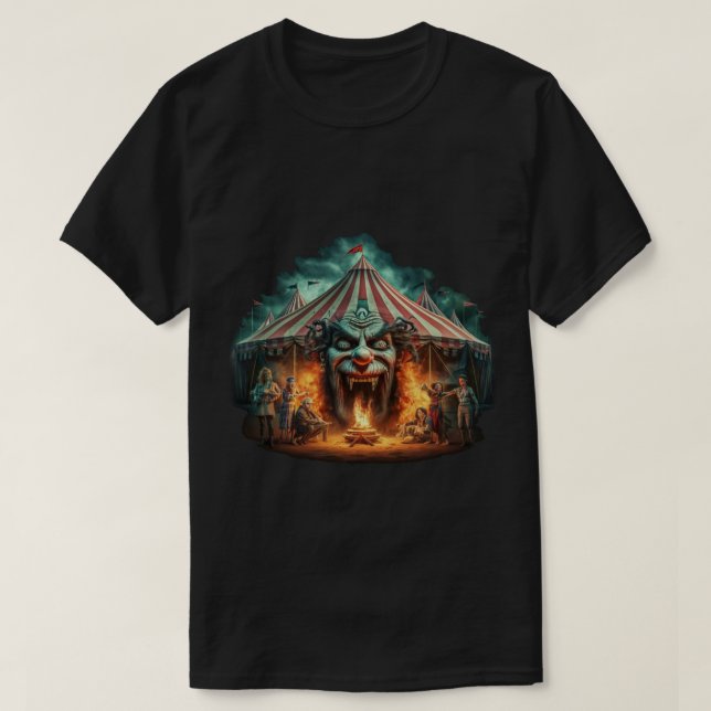 Camiseta Circo de Creepsia (Diseño del anverso)