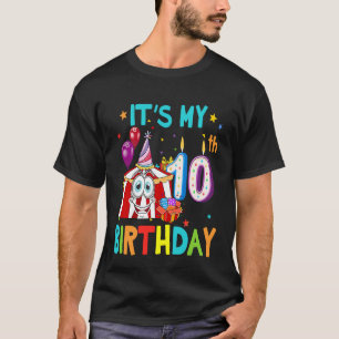 Camiseta Circo de cumpleaños número 10 años cumpleaños