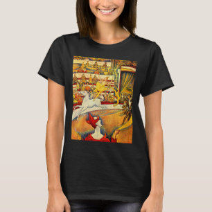 Camiseta Circo de Georges Seurat, Bella Artes de la Vintage