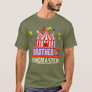 Camiseta Circo De Los Niños Del Ringmaster Del Cumpleaños