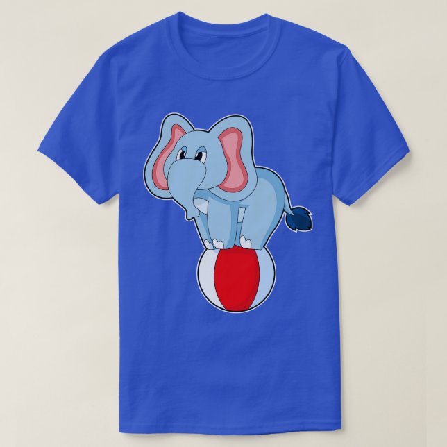 Camiseta Circo elefante 2 (Diseño del anverso)