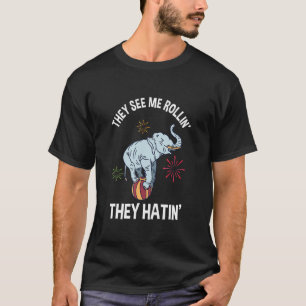 Camiseta Circo Me Ven Rollin' Odian Elefante Ba