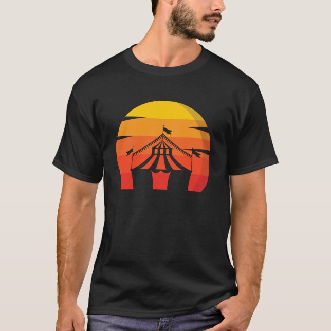 Camiseta Circo retro vintage (Anverso)