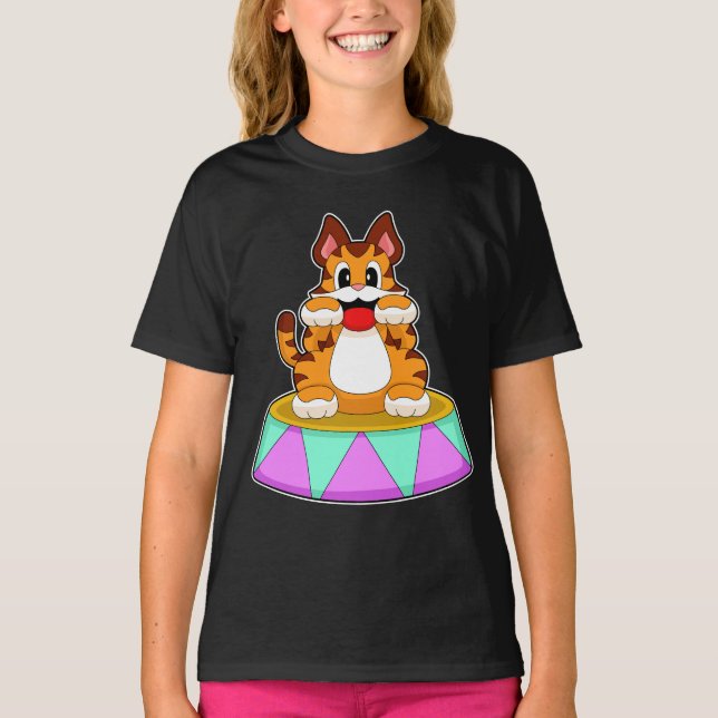 Camiseta Circo tigre (Anverso)