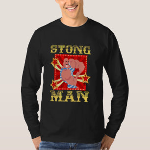 Camiseta Circo Vitícola Strongman Circus Costume Nacimiento