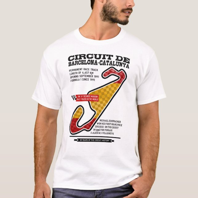 Camiseta Circuit Barcelona-Catalunya Race Track (Anverso)