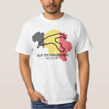 Camiseta Circuit Francorchamps para fans de Fórmul