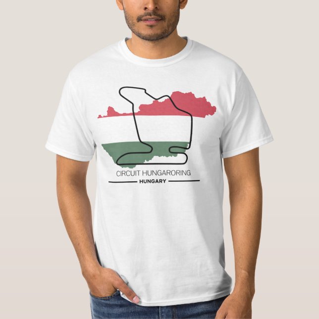 Camiseta Circuit Hungaroring T-Shirt For Formula 1 fans  (Anverso)
