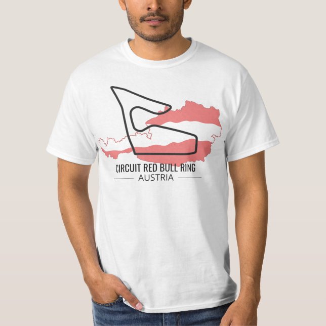 Camiseta Circuit Redbull Ring formula 1 T-shirt (Anverso)