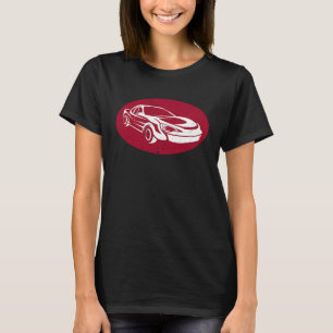 Camiseta Circuito de arrastre Carreras Red Fast Car Boostin