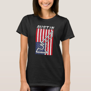Camiseta Circuito de carreras de fórmula de Austin Texas co