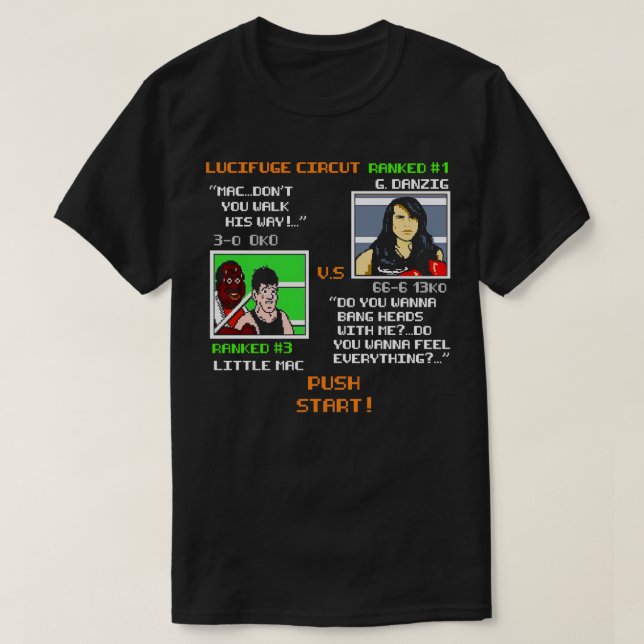 CAMISETA CIRCUITO DE LUCIFURA (Diseño del anverso)