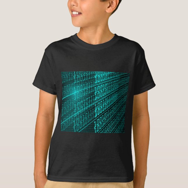 Camiseta Circuito de tecnología informática futurista Cyber (Anverso)
