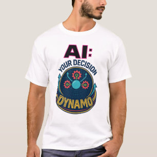 Camiseta Circulación cerebral de IA para tecnología informá
