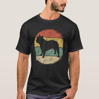 Camiseta Circular Retro French Bulldog Owner Gift Frenchie