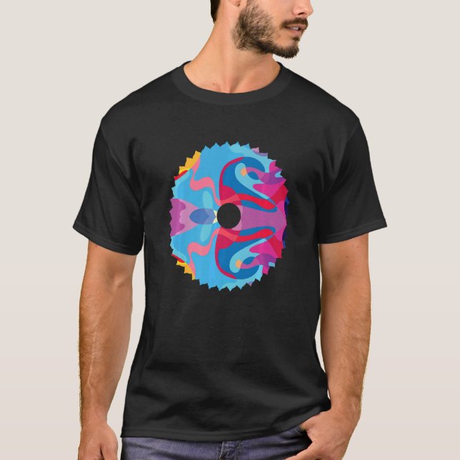 Camiseta Circular Saw circular sawa Colorful Graphic (Anverso)