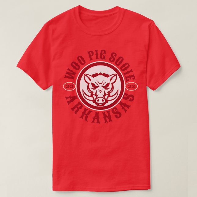Camiseta Circular Woo Pig Sooie (Diseño del anverso)