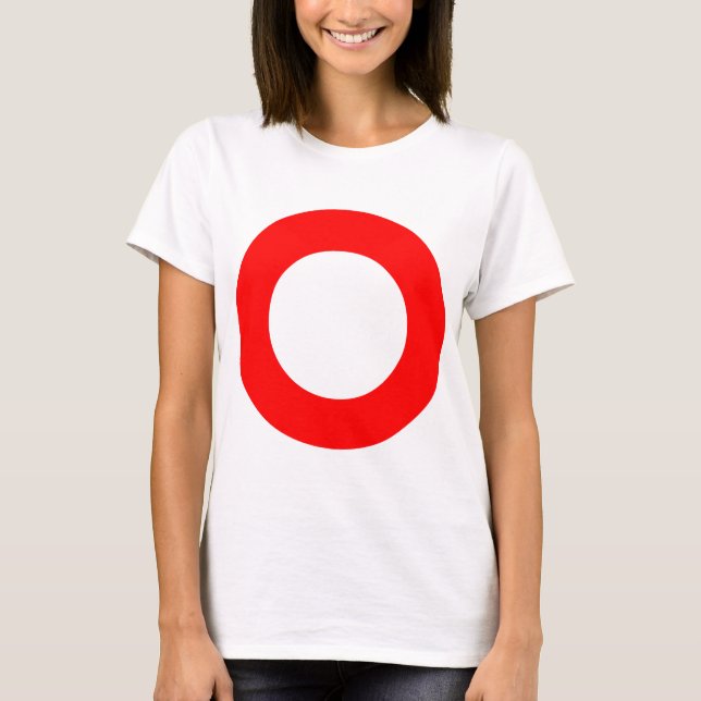 Camiseta Círculo agudo - Colores (Anverso)