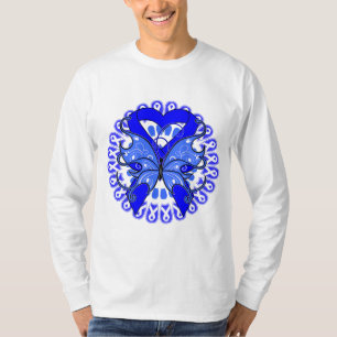 Camiseta Círculo Ankylosing de la mariposa de Spondylitis