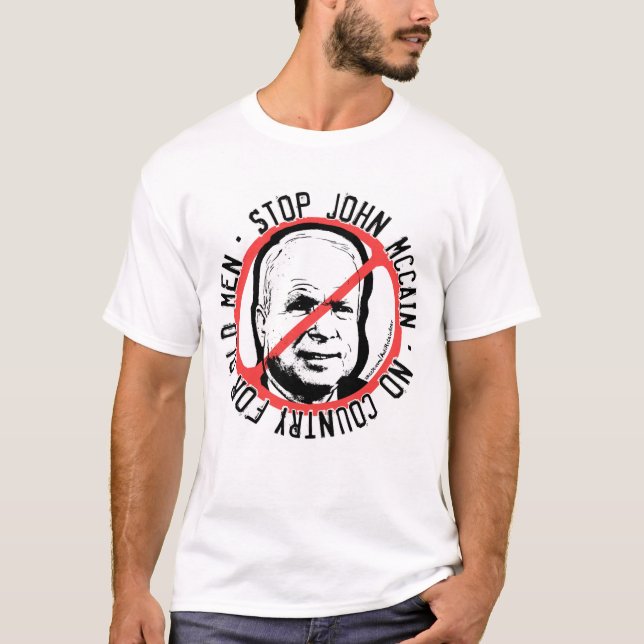Camiseta Círculo Anti-McCain (Anverso)