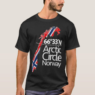 Camiseta Círculo Ártico Noruega - 66 33 Norte