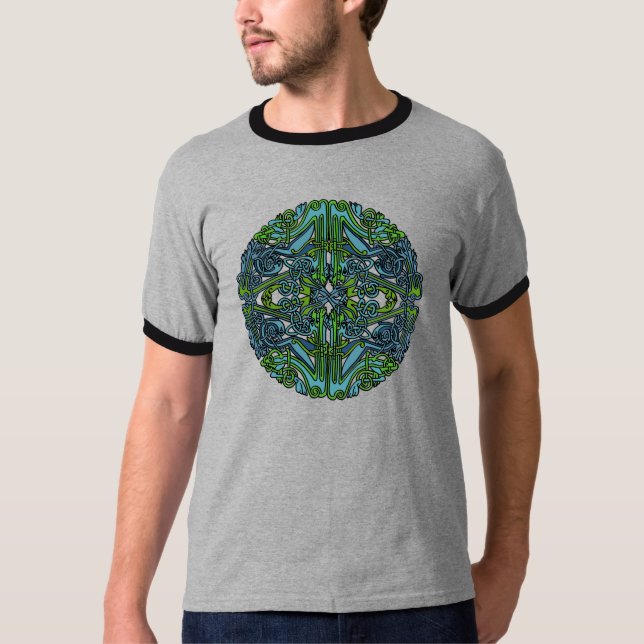 Camiseta Círculo céltico del perro (Anverso)