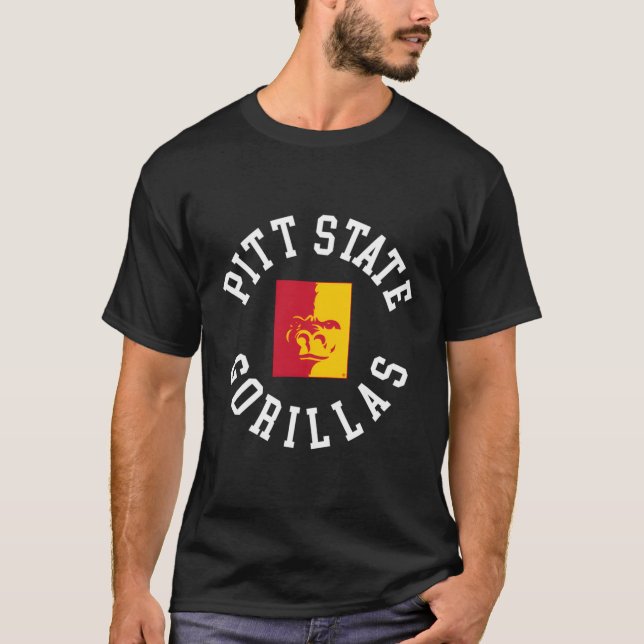 Camiseta Círculo colegiado de gorilas del estado de Pitt (Anverso)