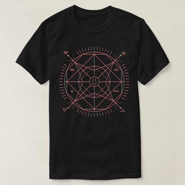 Camiseta Círculo de alquimia 2 (Diseño del anverso)
