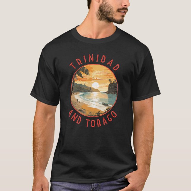 Camiseta Círculo de angustia caribeña de Trinidad y Tobago (Anverso)