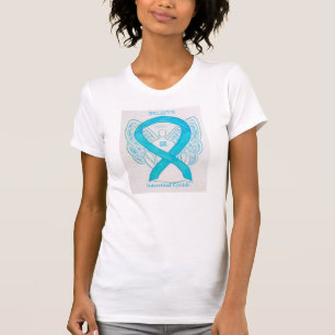 Camiseta Círculo de Cinta de Sensibilización sobre la Cisti
