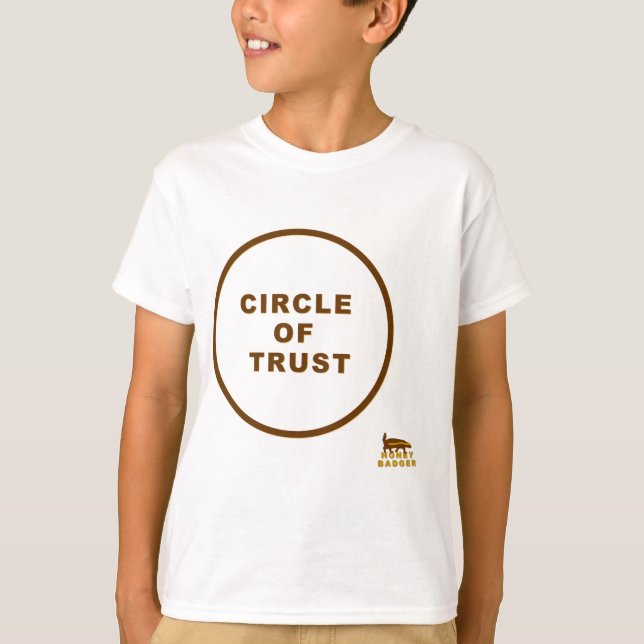 Camiseta círculo de confianza de la insignia miel (Anverso)