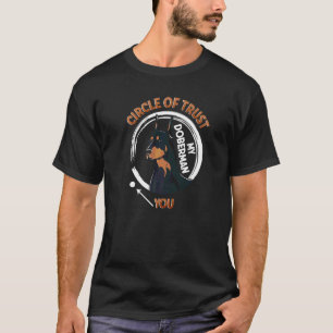 Camiseta Círculo De Confianza Mi Doberman Tú