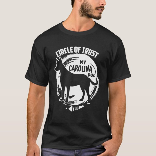 Camiseta Círculo De Confianza Mi Perro Carolina 2 (Anverso)