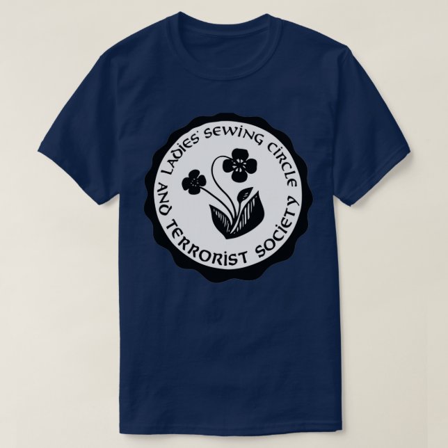 Camiseta Círculo de costura de damas (Diseño del anverso)