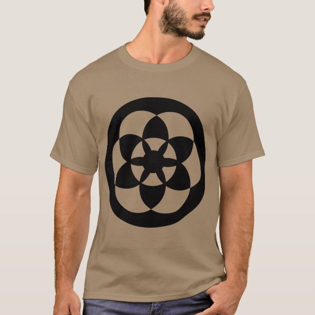 Camiseta Círculo de cultivo 01 - Negro (Anverso)