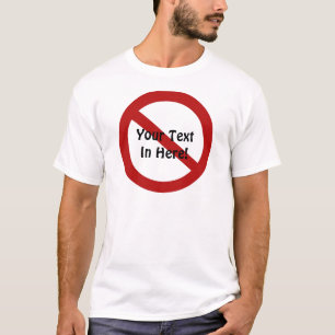 Camiseta Círculo de encargo con raya vertical