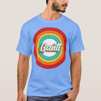 Camiseta Círculo de Gantt de curvatura de Gantt