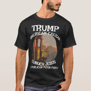 Camiseta Círculo de gilipollas de Trump Jesús Rasputín Stal